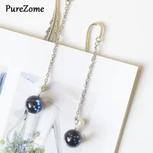 Креативный фосфоресцирующий 12 Созвездие Закладка Подвеска металлическая книга маркер канцелярские товары школьные офисные принадлежности