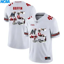 Новое поступление высокое качество майки Гриффин#45 Уиллис#99 колледж футболка ограниченной серии Майки S-XXXL