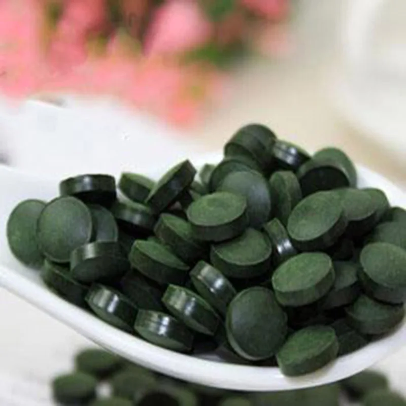 Rich In Protein Multi Vitamins Spirulina Tablet For Promote Overall Health Good Immune Anti-Fatigue