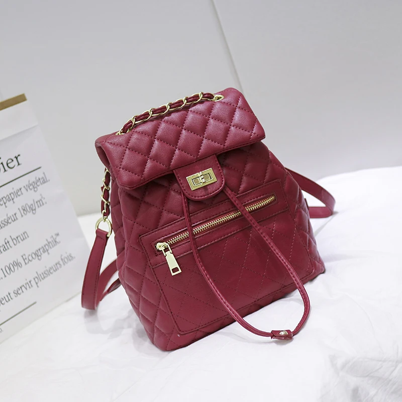 

Women's Leather Black Women Backpack High Quality New Leather Backpacks For Girls Female School Shoulder Funny Bag Mujer