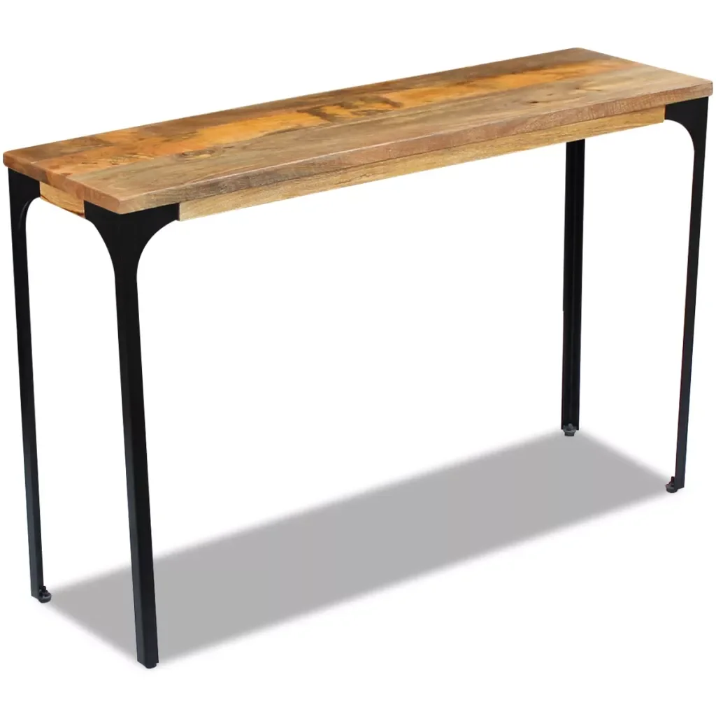 

Simple Console Table Mango Wood 120x35x76cm Modern Table for Kitchen Living Room Dining Room Furniture New Arrival