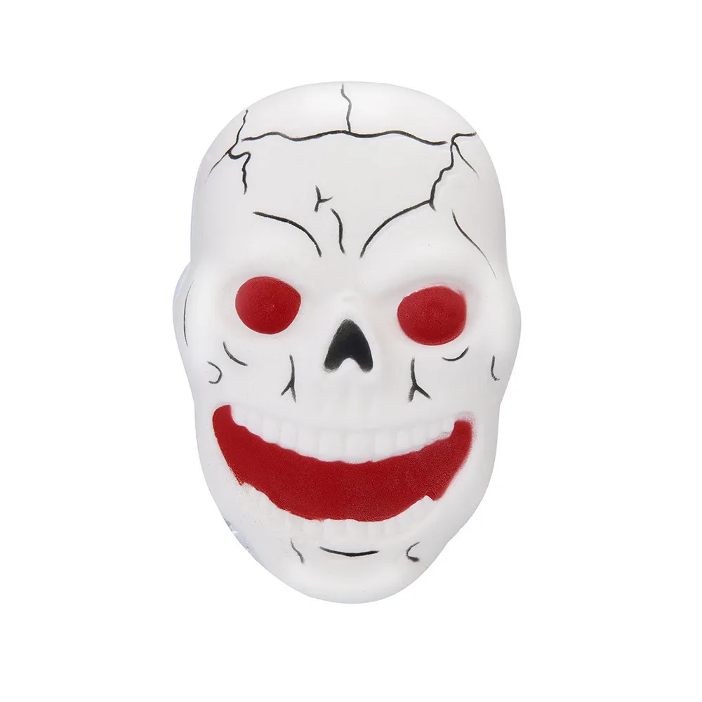 Skull Fun Stress Reliever Decompression Toy Squishy squishy Stress Reliever Decor Toys Squeeze Kid Adult Toys Gift #B