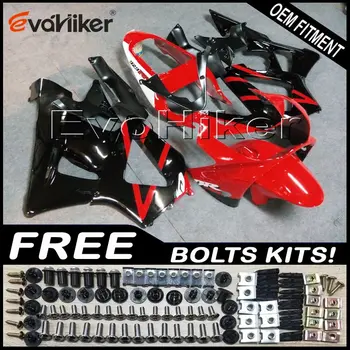 

Custom fairing motorcycle bodywork kit for CBR929RR 2000-2001 ABS motorcycle panels Injection mold red black+Gifts