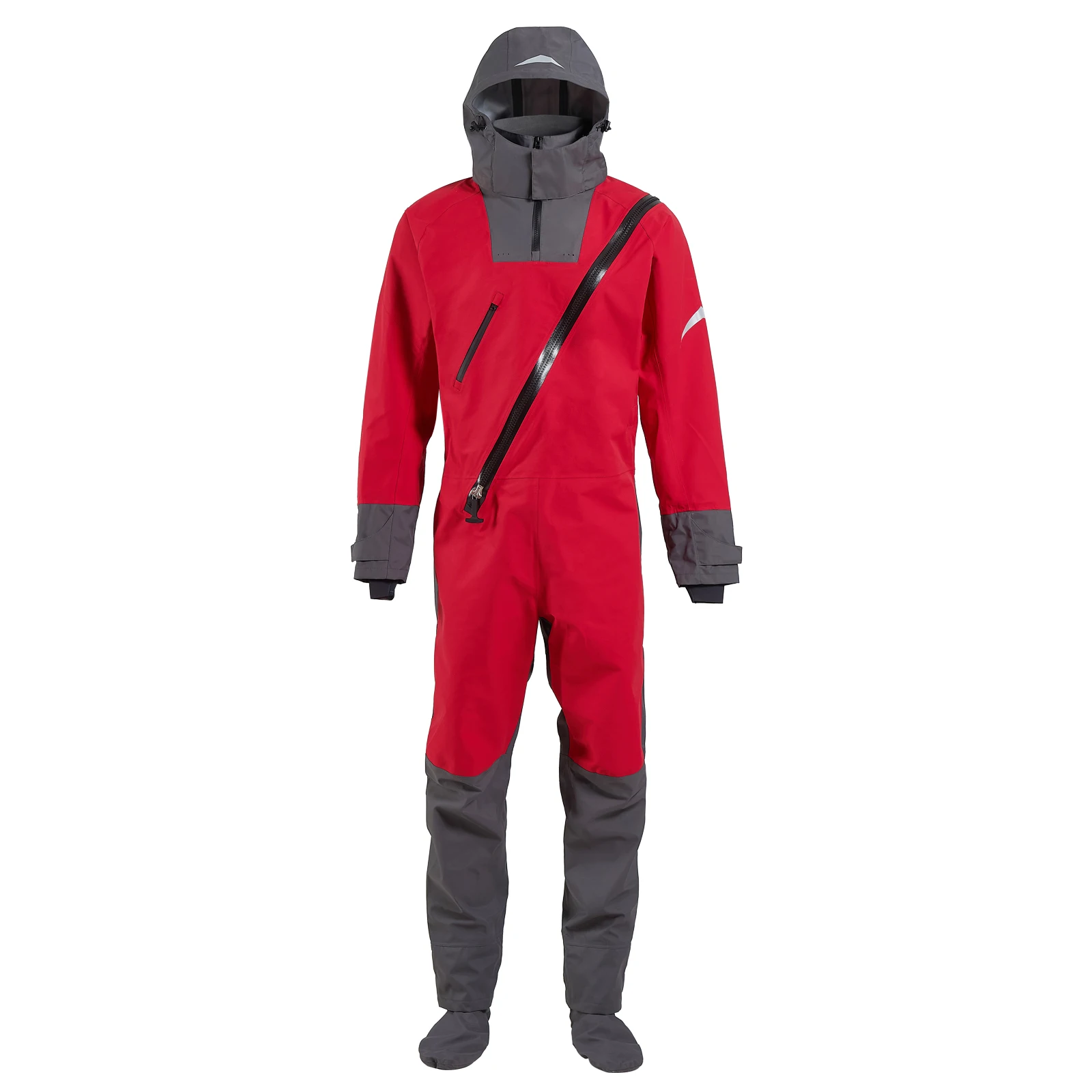 Men's Drysuits For Kayak  Use Kayaking Surfing Stand Up Paddle Three Layers Of Waterproof Material One Piece Cap Suits DM5312
