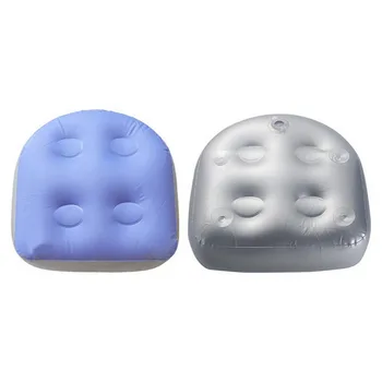 

InflatableTub Cushion Multifunctional Spa Booster Seat With Suction Cup Pillow Cushion Baby Bath Mat Pad For Adults Kids Bath