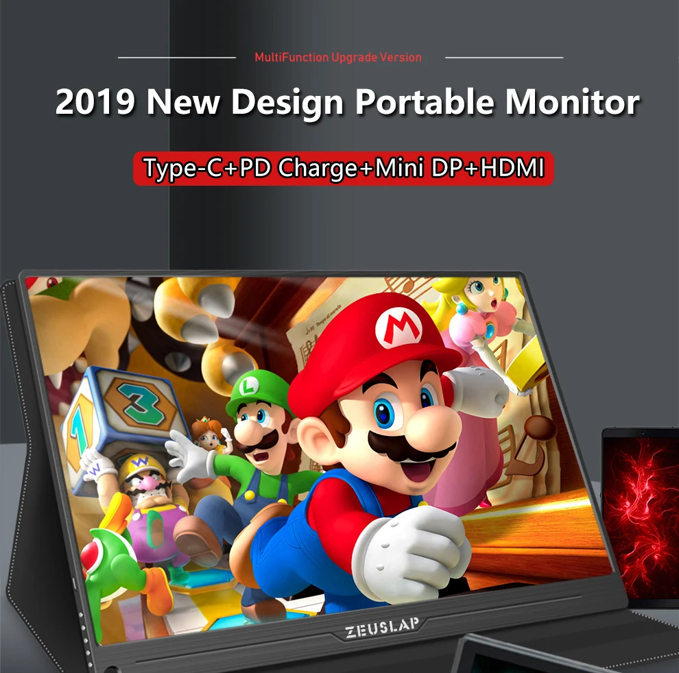 12," 13,3" 15," Тип C USB C HDMI DP 1080P 4K ультратонкий портативный монитор экран для переключателя, PS4, xbox, ноутбука, мобильного телефона