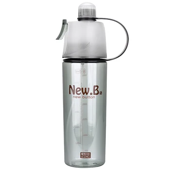 

Summer Outdoor Sports Travel Kettle Creative Cute Casual Cup Male and Female Couple with Cover Spray Plastic Water Cup GG50SH
