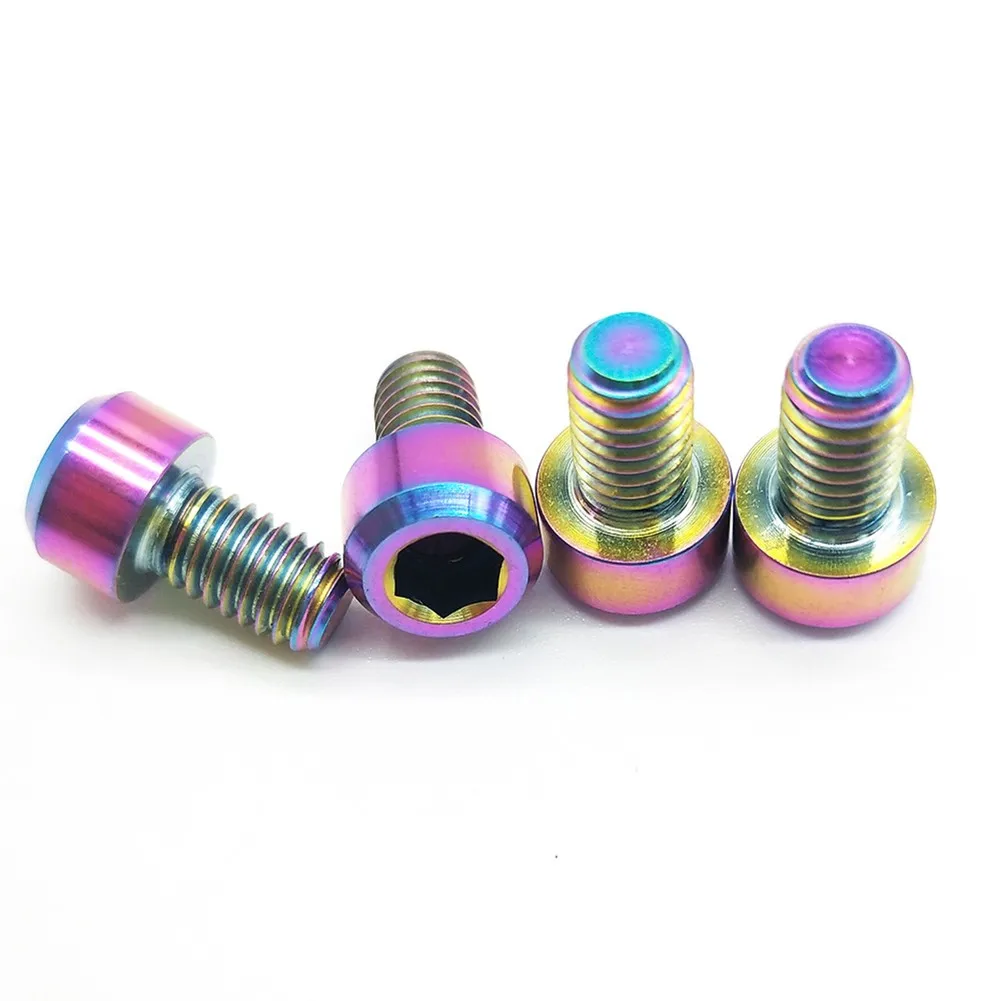 2 шт. велосипедный переключатель титановые шестигранные болты с конической
