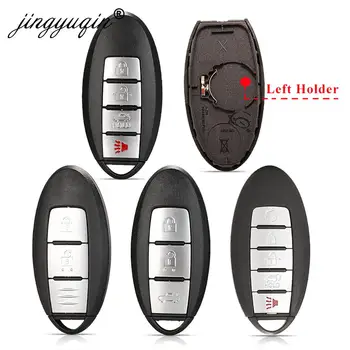 Keyforkess Smart Card 2 3 4 Tasto Chiave a Distanza Caso di Borsette per Nissan Sunny Altima Maxima Murano Versa Teana Sentra rogue