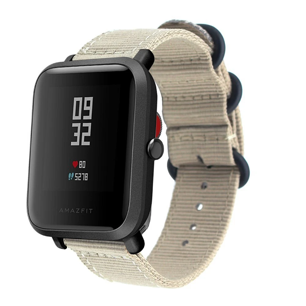 Eastar-Colorful-Nylon-wristband-for-Xiaomi-huami-Amazfit-Smart-Watch-Youth-Edition-Bip-BIT-PACE-Lite(6)