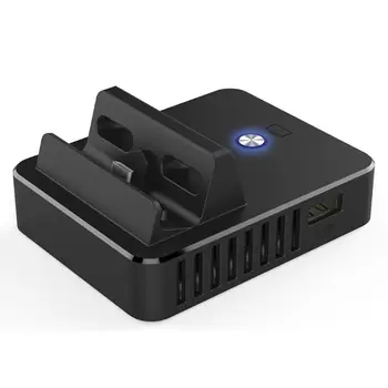 

Portable HDMI Video Converter Base Cooling Bracket Docking Station Television Charging Stand for Switch Game Console Host Access