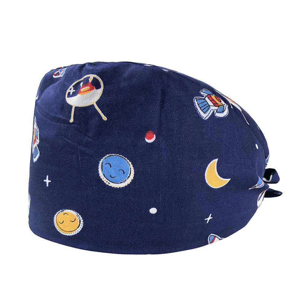Высококачественная медицинская Кепка для ухода за больными, с мультяшным принтом, для домашних животных, для больниц, для врача, хирургическая стоматологическая клиника, медицинская Кепка
