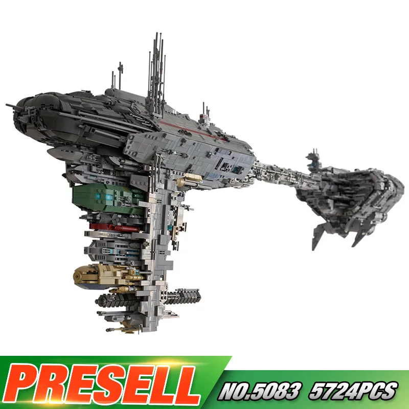 MOC Star Plan Wars, серия 5083, Nebulon, игрушка B, медицинская модель фрегата, набор, развивающие строительные блоки, кубики, детские подарки, игрушки