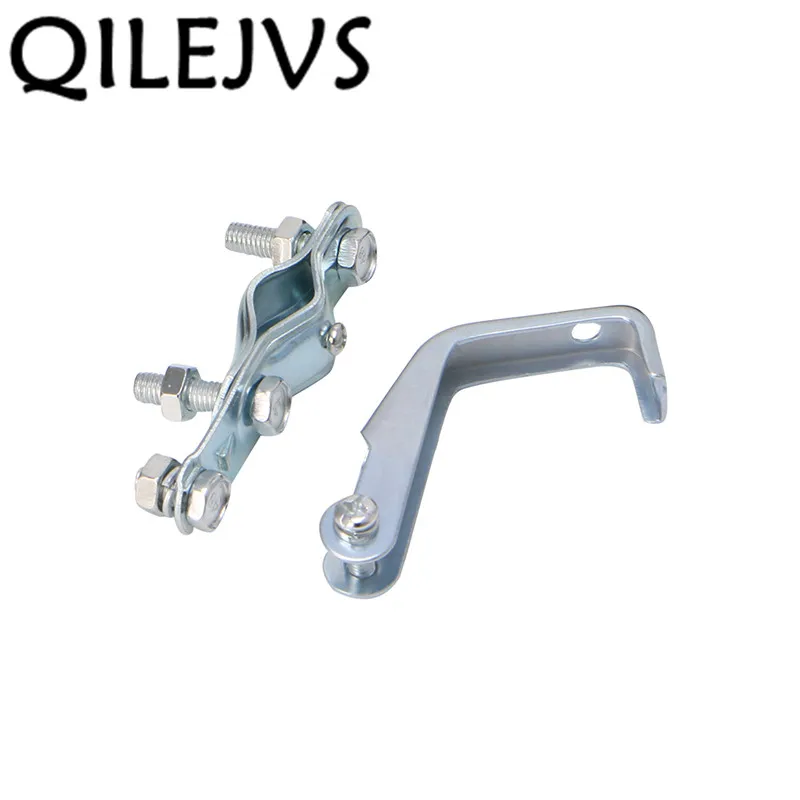 QILEJVS Bicycle Light Motorized Bike Bicycle Friction Dynamo Generator Head Tail Light Acessories