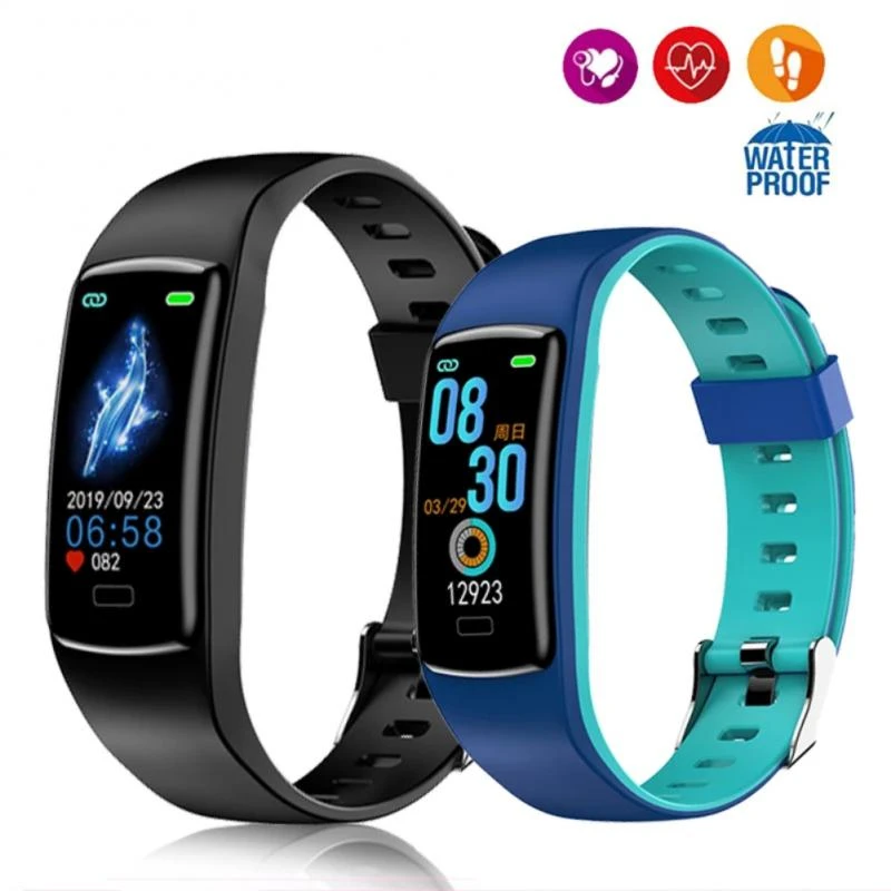 Smart Band Blood Pressure Measurement Pedometer Heart Rate Monitor Fitness Bracelet IP67 Waterproof Health Tracker Watch H01C