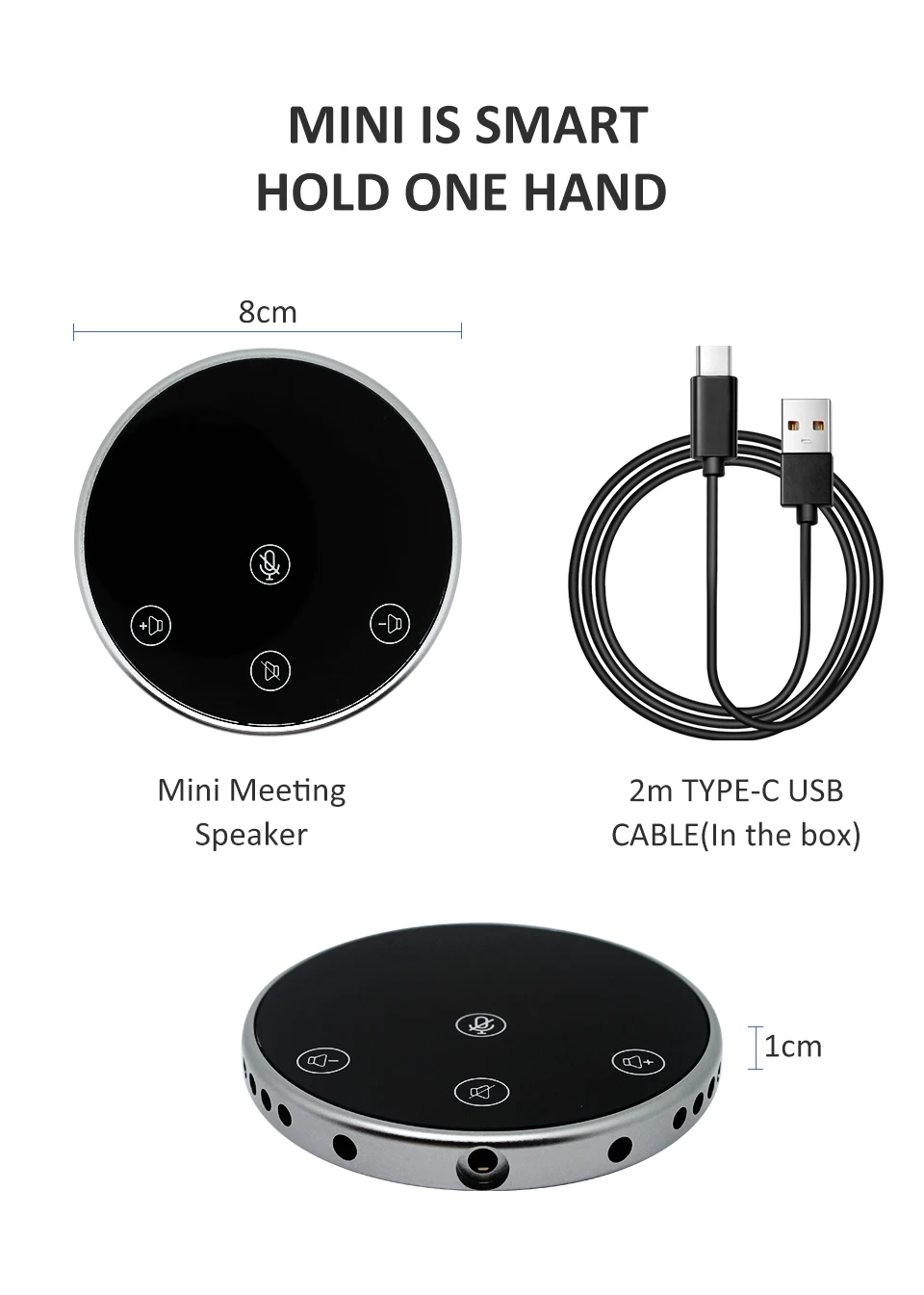 microphone for computer USB Conference Speaker Microphone Wired Touch Key Omni Mic Directional High Volume Pickup PnP For  Laptop Notebook usb microphone