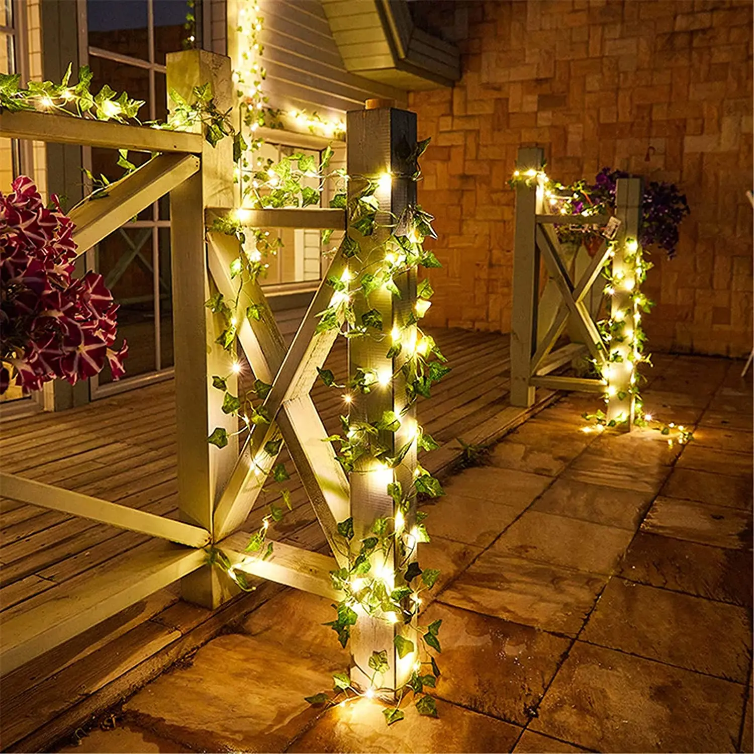 orange fairy lights LED String Lights 2M 20LED/ 5M 50LED Maple Leaf Garland Christmas Fairy Lights for Home Bedroom Wall Patio Decoration decorative lights