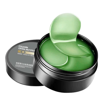 

60pcs/Box Algae Eye Mask Remove Dark Circles Moisturize Eye Patches Crystal Collagen Gel Eye Skin Care Mask