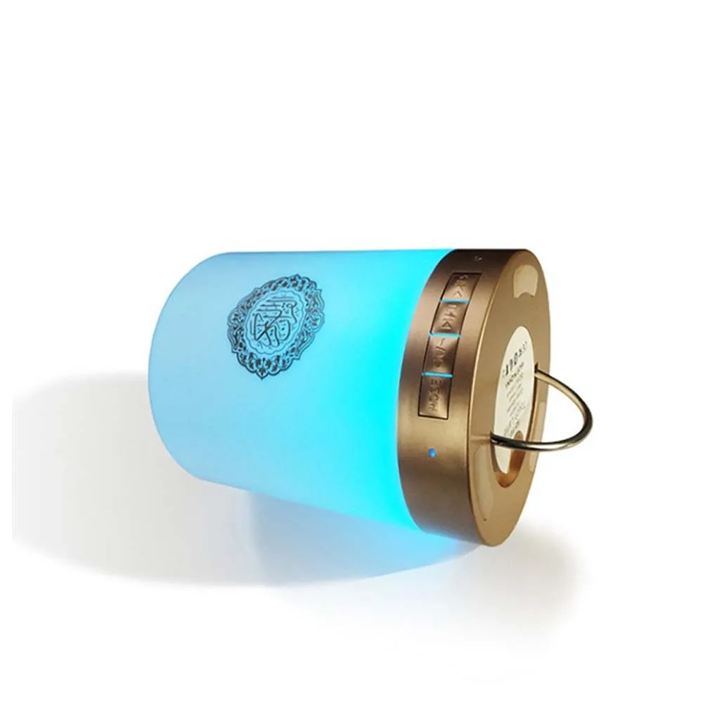 Quran Colorful Touch Lamp Portable Remote Control Bluetooth Speaker Light LED Muslim Wireless Bluetooth  Night Light 18