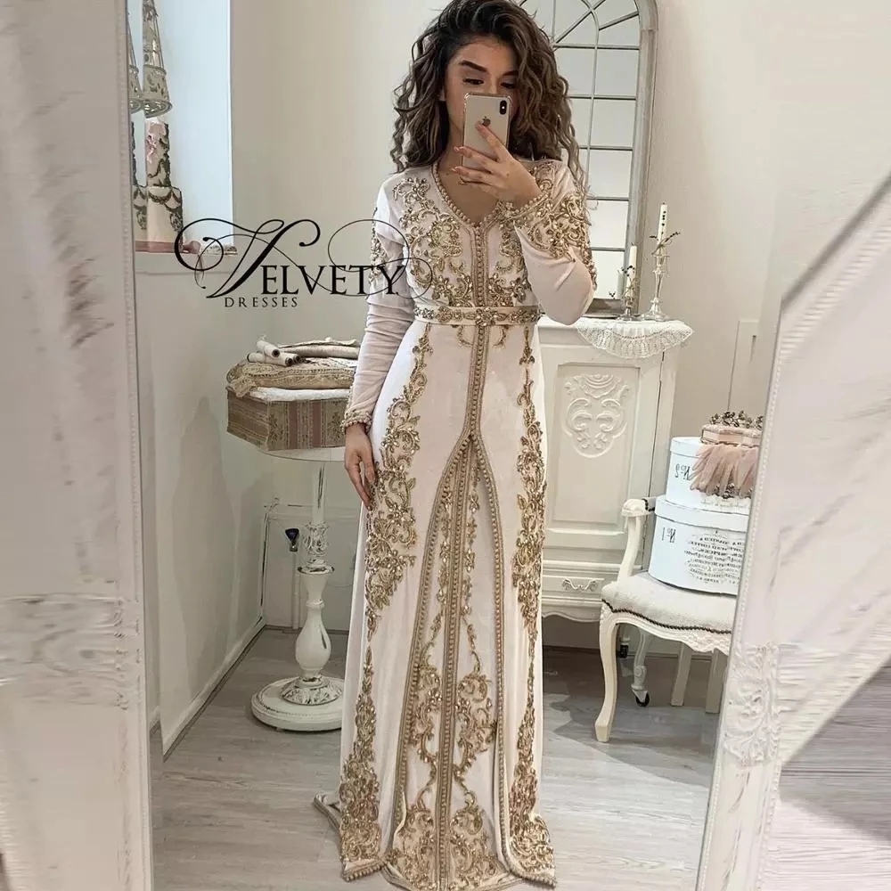 Productos con entrega gratis Vestido de noche islámico árabe Encaje fiesta  boda de tul vestidos de Dubai musulmán Calidad de excelencia 100% autentico