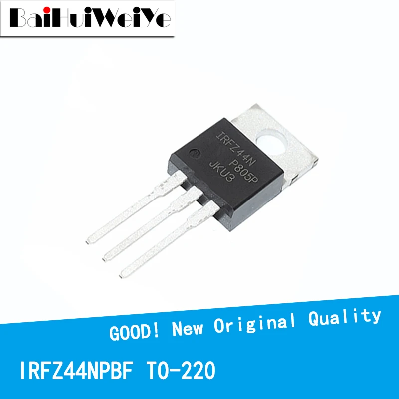 10PCS/LOT IRFZ44NPBF IRFZ44N IRFZ44 MOSFET Field-effect Transistor 55V/49A TO-220 Chipset mosfet transistor