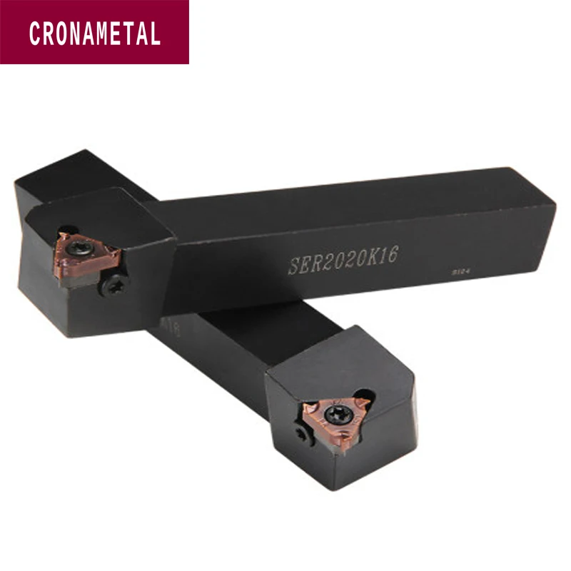 

CRONAMETAL External Right/Left Hand Threading Toolholder Lathe Turning Tool Holder SER1616H16/SEL2525M16
