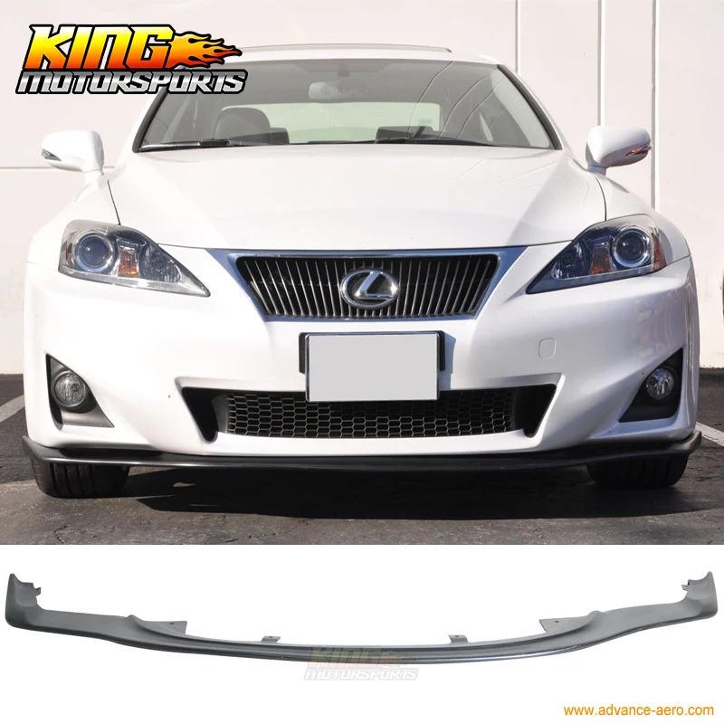Спойлер для переднего бампера подходит 11 12 13 Lexus IS250 IS350 PU JDM|bumper lip spoiler|front bumper lipbumper