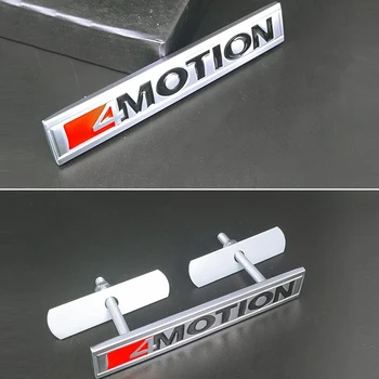 

Metal 4 MOTION 4MOTION Sticker Car Grill Sticker For VW Tiguan Passat Golf Jetta Phaeton Polo Scirocco Touran Touareg VW 4MOTION
