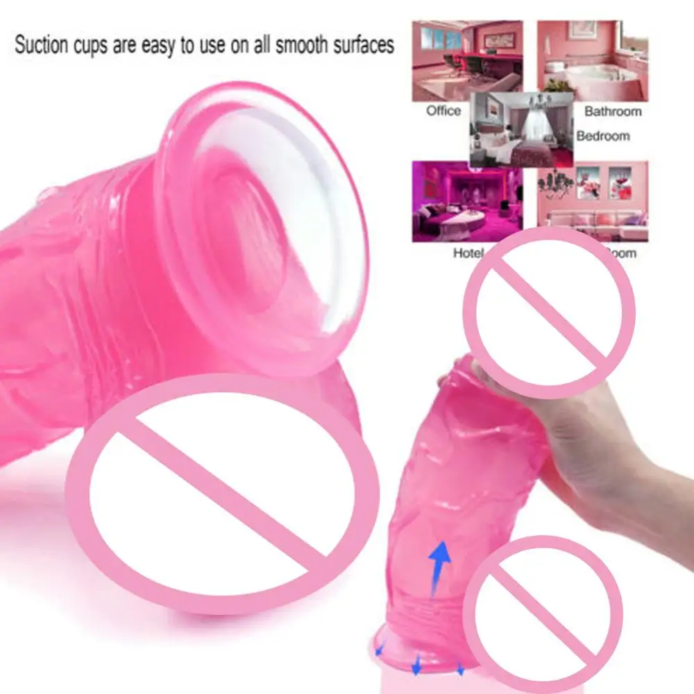 Movconly Realistic Dildo Female Masturbator Big Cock Suction Cup Penis Flexible Sex Dong Movconly Realistic Dildo Female Masturbator Big Cock Suction Cup Penis Flexible Sex Dong