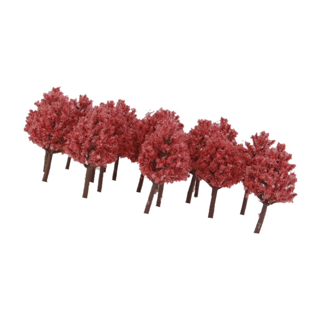 20PCS Cypress Model Trees Layout Train Railroad Landscape Scenery 1:150 #B