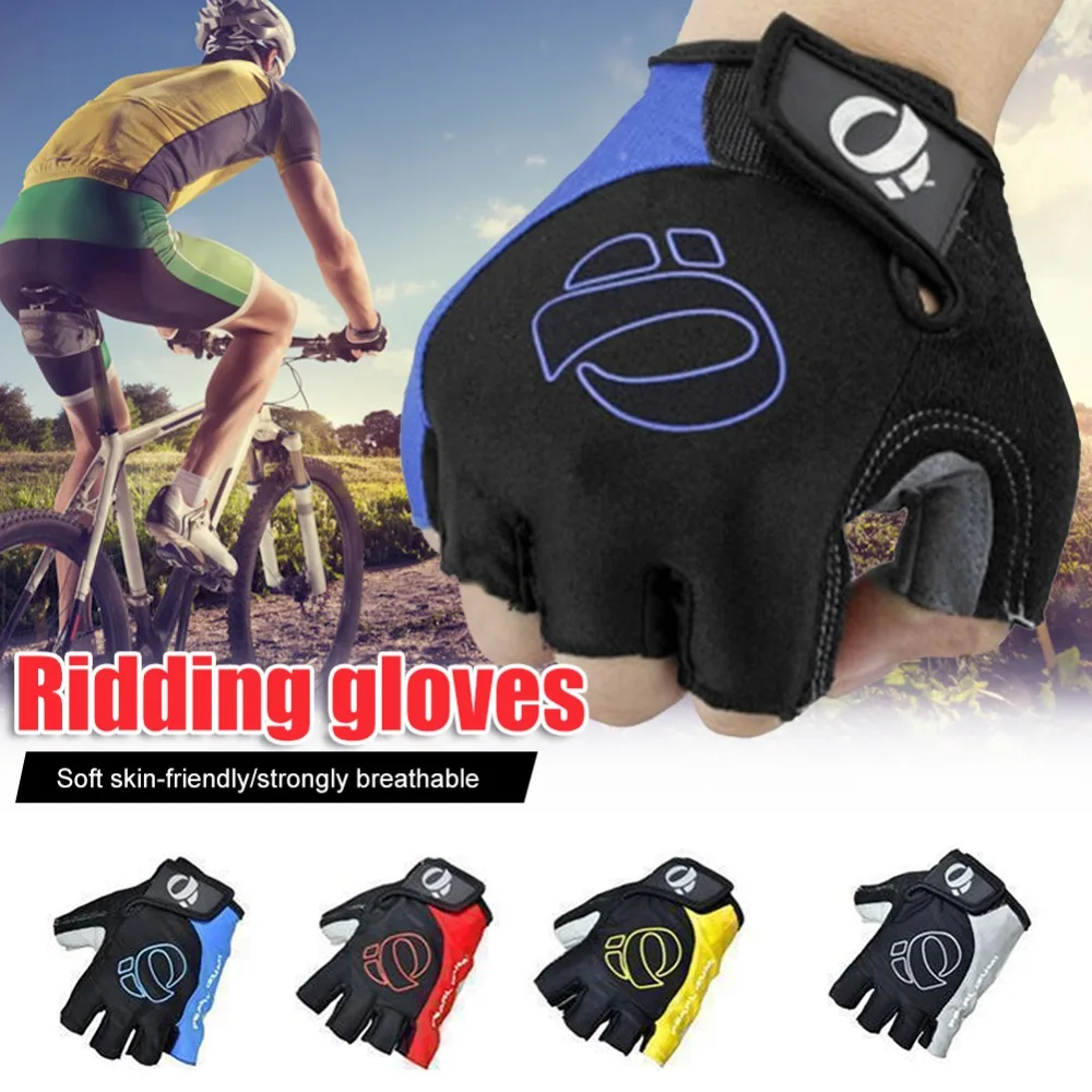 Achiou Half Finger Bicycle Cycling Gloves for Men and Women Padded Breathable Anti Slip Shock-Absorbing Pad Road Bike Mountain Riding Motorcycle