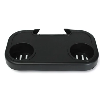 

Lounge Chair Side Tray Cup Holder Folding For Outdoor Camp Picnic Beach Garden