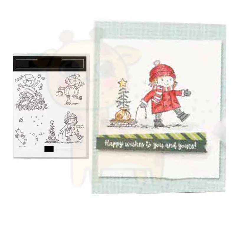New Seasons of Fun Metal Cutting Dies Stamps Scrapbook Diary Secoration Embossing Stencil Template Diy Greeting Card Handmade | Дом и сад