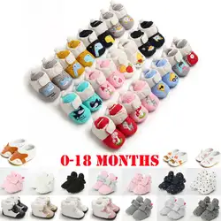 PUDCOCO/милая детская обувь на возраст от 0 до 18 месяцев для новорожденных мальчиков и девочек, мягкая подошва, кожаная обувь с мягкой подошвой