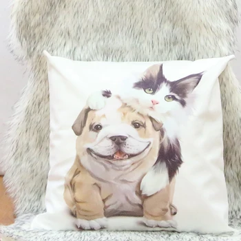 

2 Pet Serials Creative Cushions. Cushion soft. Cushion fo Creative Cushions. Cushion soft. Cushion for sofas. Decorative Throw Pillows