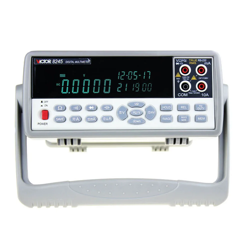 VC8245 4 1/2 Настольный дисплей с высокоточным цифровым мультиметром Ture RMS с интерфейсом USB