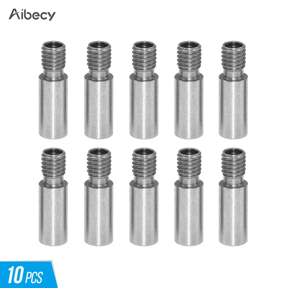 Aibecy Тепловой разрыв насадка сопла M6 Винт 22 мм длина экструдер V6 двойной Hotend J-head горла 3d части принтера