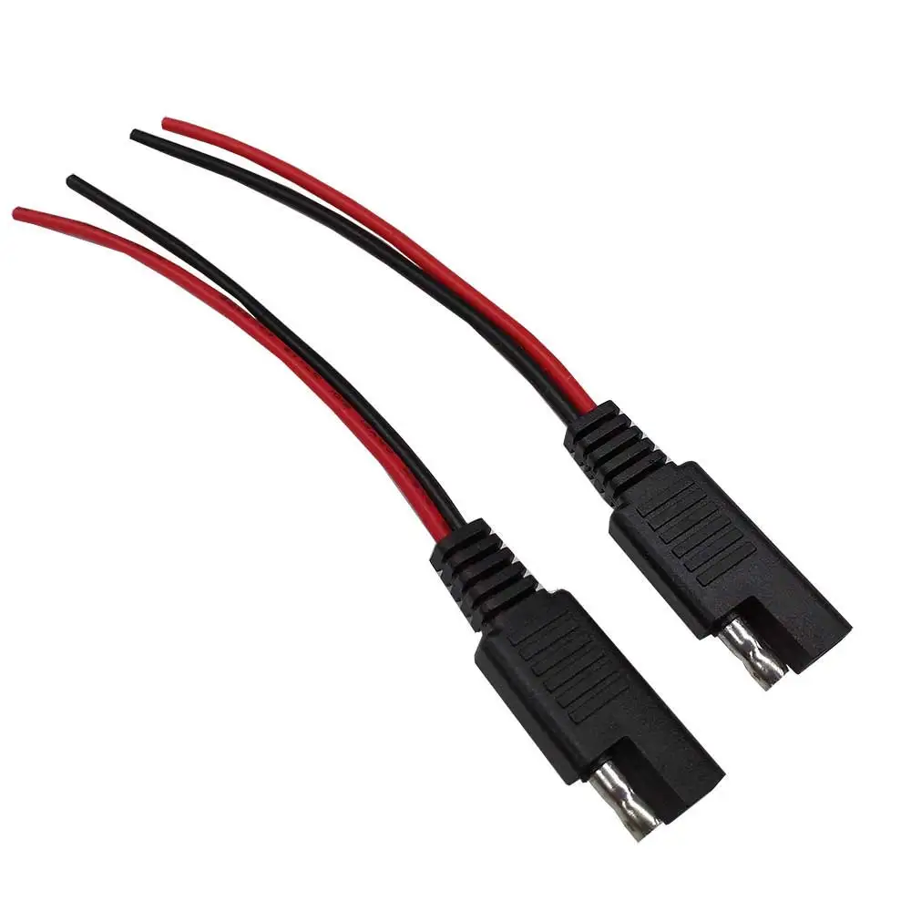 

2PCS/Set 18AWG 10CM Solar Battery Plug Wire SAE Connector Cable DIY SAE Power Automotive Extension Cable For Car Jump Starter