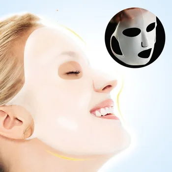 

1 Pcs Reusable Silicone Face Skin Care Mask for Sheet Mask Prevent Evaporation Steam Reuse Waterproof Mask Beauty Tool