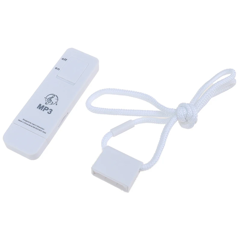 Белый USB Встроенная карта 1 шт. MP3-плеер диск MP3-плеер воспроизводитель музыки музыкальный медиаплеер без потерь MP3 плеер Поддержка Micro TF карта - Цвет: Белый