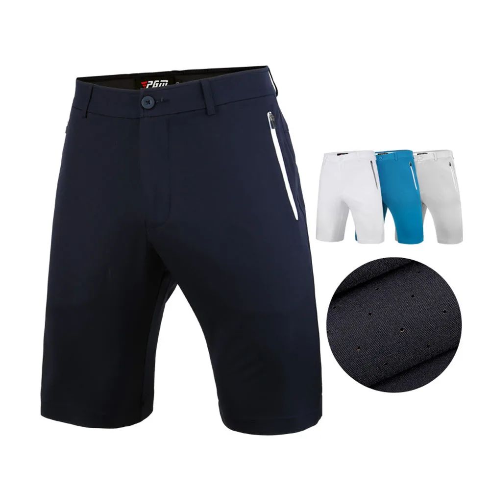 1 Pcs Golf Shorts Mens Slim Clothing Summer Sweatpants Elastic Sports Wear Casual Shorts Side Comfortable Vents 4 Color