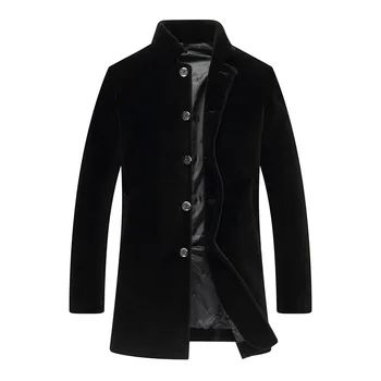 

Real Fur Coat Men Sheep Shearing 100% Wool Jacket Plus Size Autumn Winter Leather Jacket Men Jaqueta De Couro 25-18005 YY501