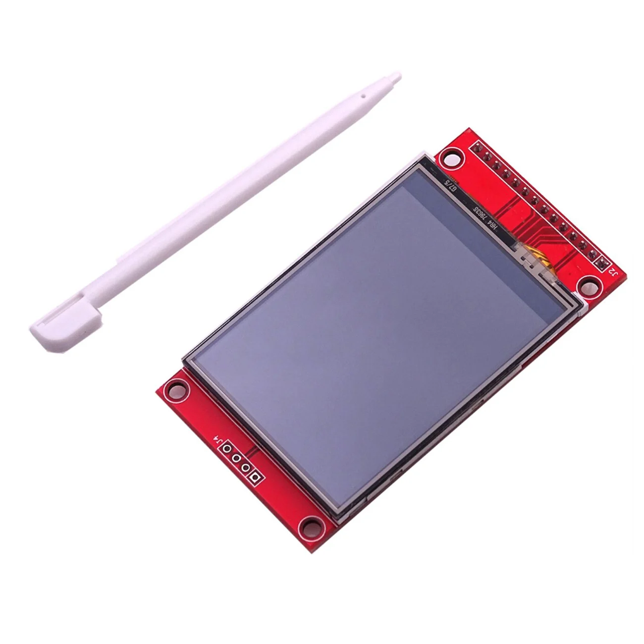 2,4 дюйма 240x320 SPI TFT lcd модуль последовательного порта 5 В/3,3 В адаптер для Micro SD карты ILI9341 ЖК-монитор Белый светодиодный сенсорный - Цвет: With touch