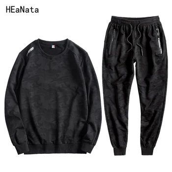 

Tracksuits Men sweat suits men mens tracksuit ropa de hombre 2019 Sportsuits Male Autumn Winter Large Size2 Pieces Set BB50T