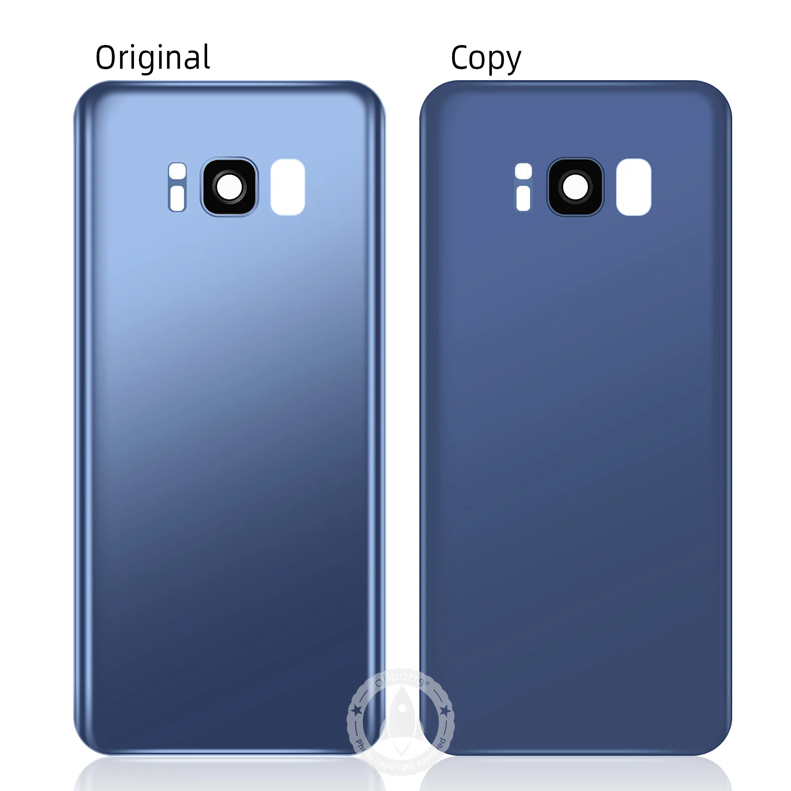 Samsung стеклянный Телефон задняя крышка батареи для samsung S8 Plus корпус S8+ G955 Корпус задняя крышка чехол
