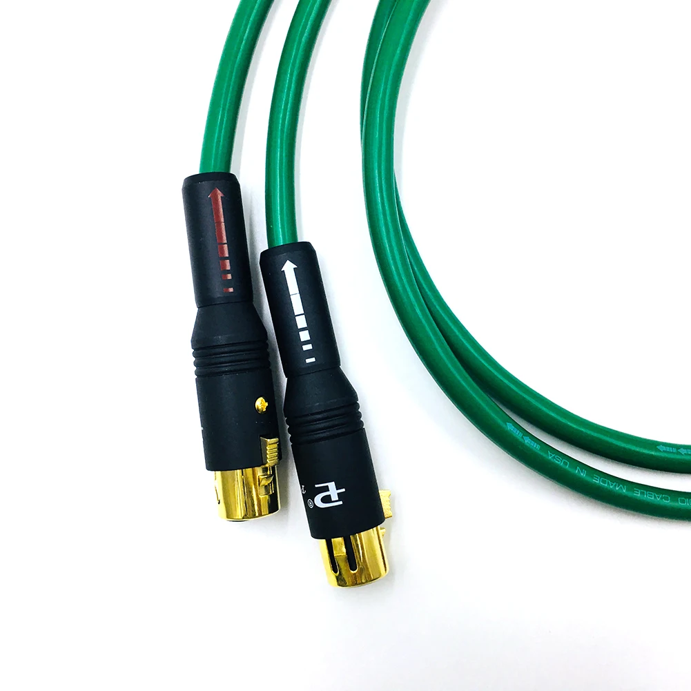 Пара HI End аудио кабель 2 RCA штекер XLR 3 контактный разъем Соединительный провод 2RCA