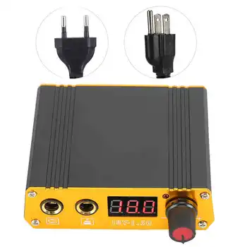 

Tattoo Supplies Professional Mini Tattoo Machine Power Supply Tattoo Power Supply LCD Display Black 100‑230V Footswitch
