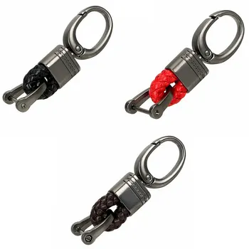 

Unisex Handmade Leather Buckle Car Key Chain Motorcycle Keychain Home Keys Holder Organizer