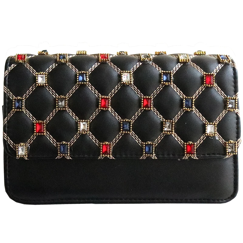 

2019 Summer New Female Bag Niche Retro Style Temperament Rhombic Chain Bag Hand Strap Shoulder Messenger Bag Women Handbags