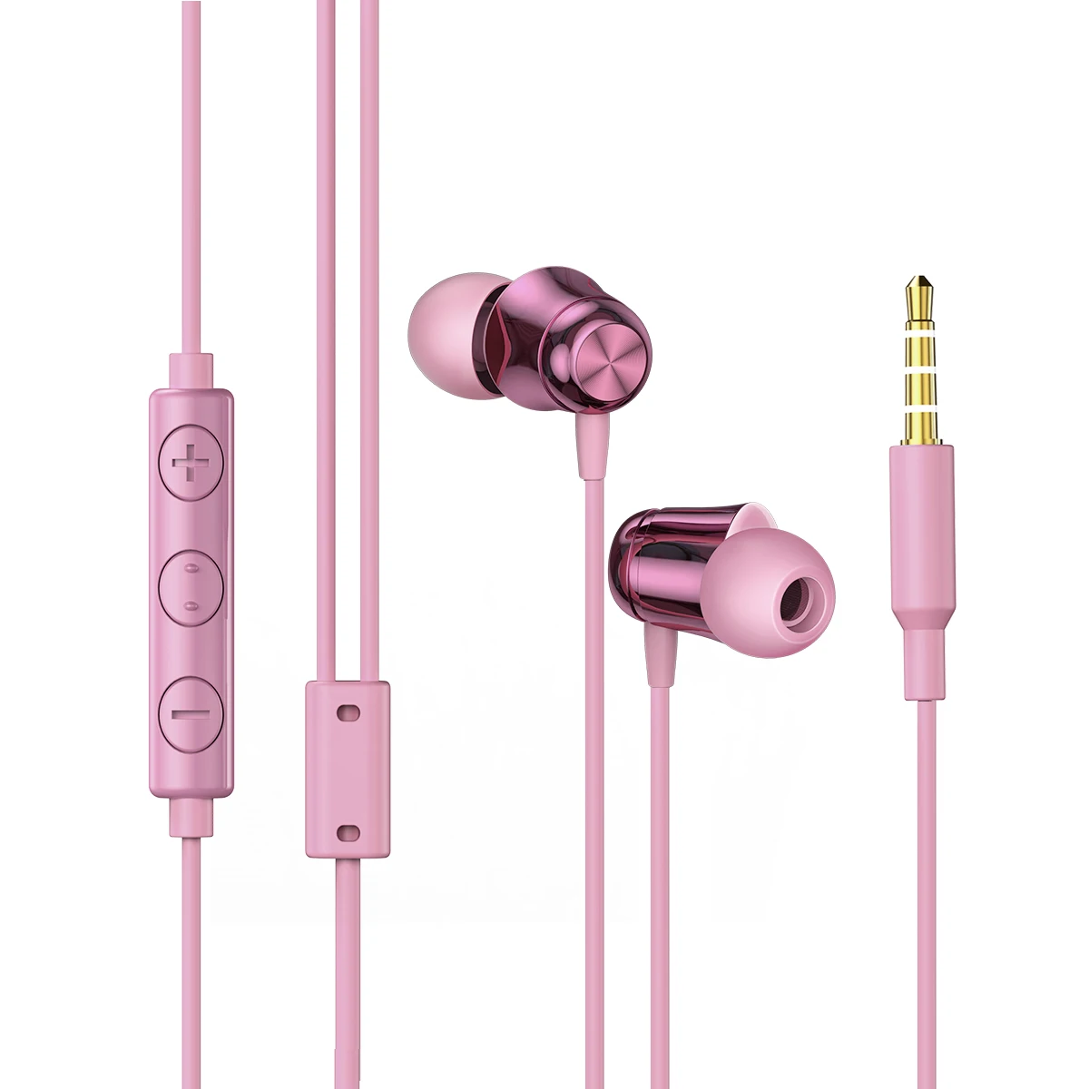 Проводные наушники Baseus, наушники-вкладыши, гарнитура с микрофоном, наушники-вкладыши для iPhone, samsung, Auriculares Fone De Ouvido - Цвет: Pink
